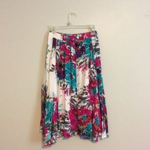 Floral Midi Skirt